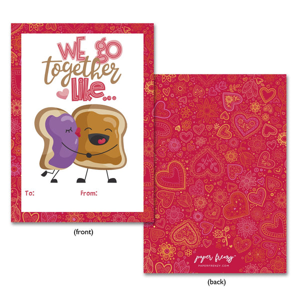 We Go Together Valentine's Day Cards - 24 Pc.