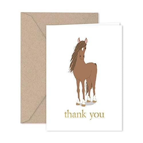 Horse Thank You Note Cards