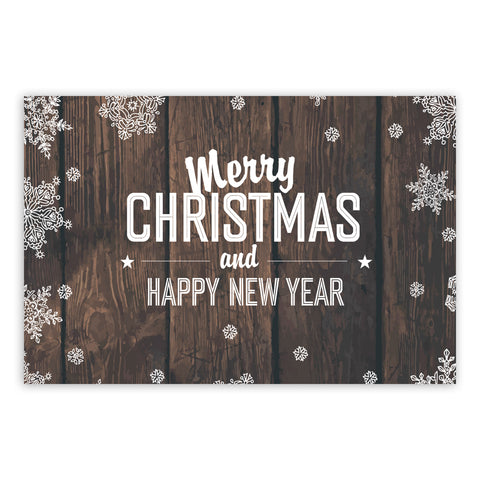 Paper Frenzy Rustic Christmas POSTCARDS - 25 pack