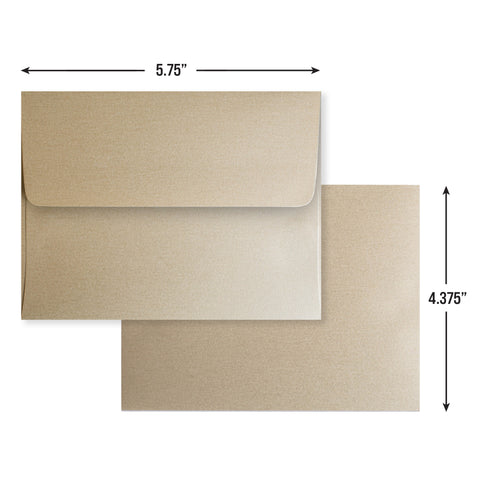 A2 Invitation Envelopes Square Flap (4 3/8 x 5 3/4) for Invitations, Notecards, DIY