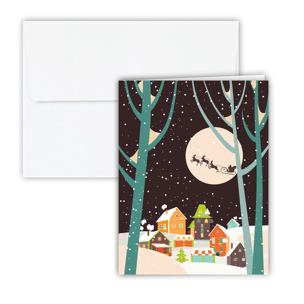 Christmas Village Holiday Cards