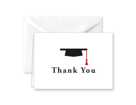 Graduation Cap Thank You Cards