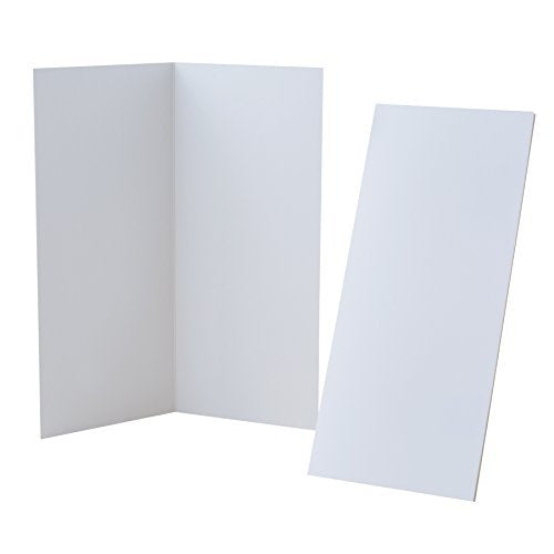 White Single Fold Program 8" x 9"