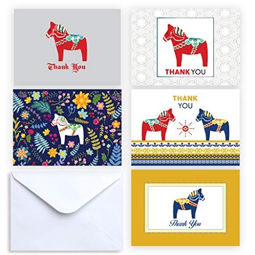 Dala Horse Collection Thank You and Note Cards