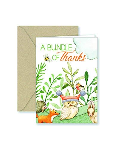 Forest Animal Bundle Thank You Note Cards